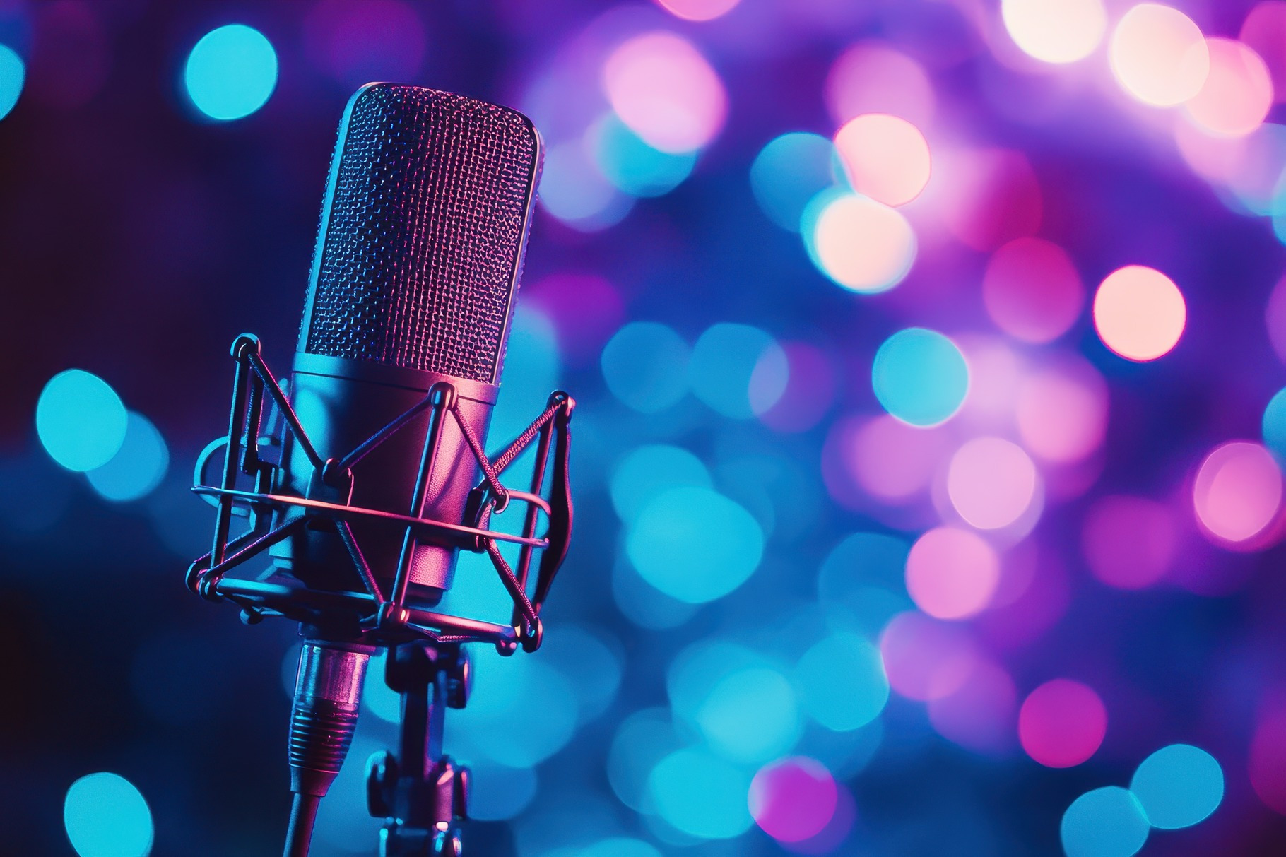 Professional microphone on stand wit, a Photo by Iftikhar Alam | Creative Market Professional microphone on stand wit, a Photo by... 