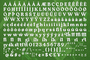 Matcha Delight Retro Bold Serif