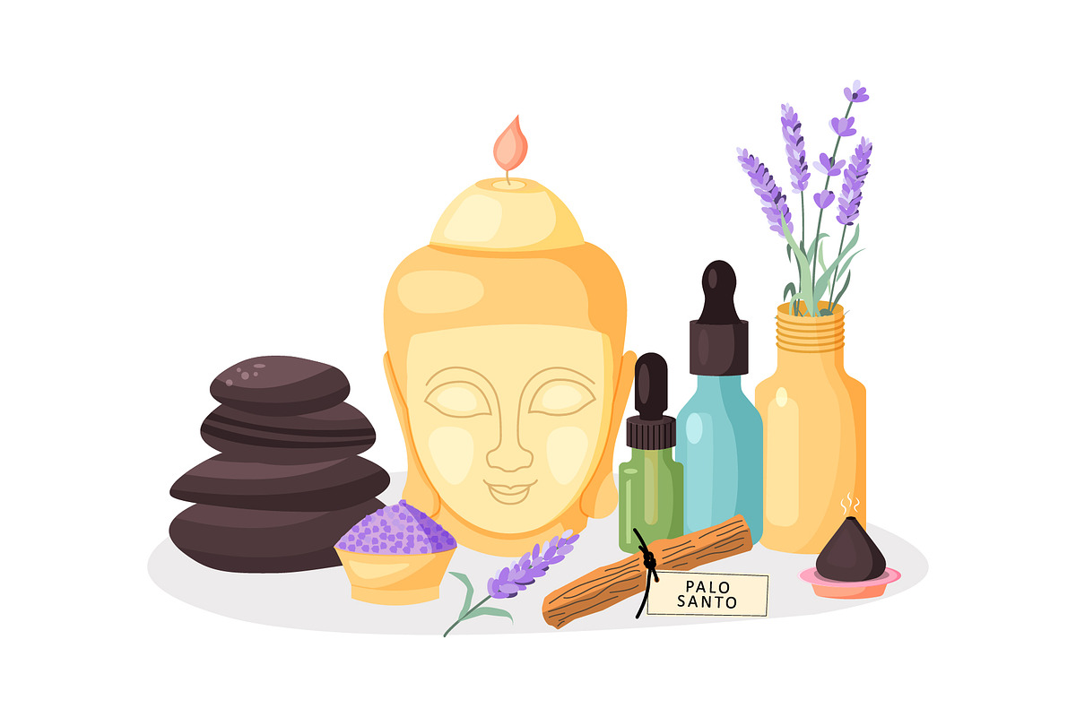 Aromatherapy lavender set, a Healthcare Illustration by Idressart (Photo 5 of 5)