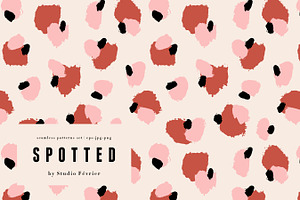 Abstract Painted Seamless Patterns