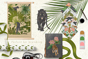 Jungle Book clipart and patterns, an Object Graphic by mila_leev (Thumbnail 3 of 17)