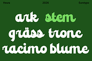 Heura, a Script Font by Eurotypo (Thumbnail 4 of 7)