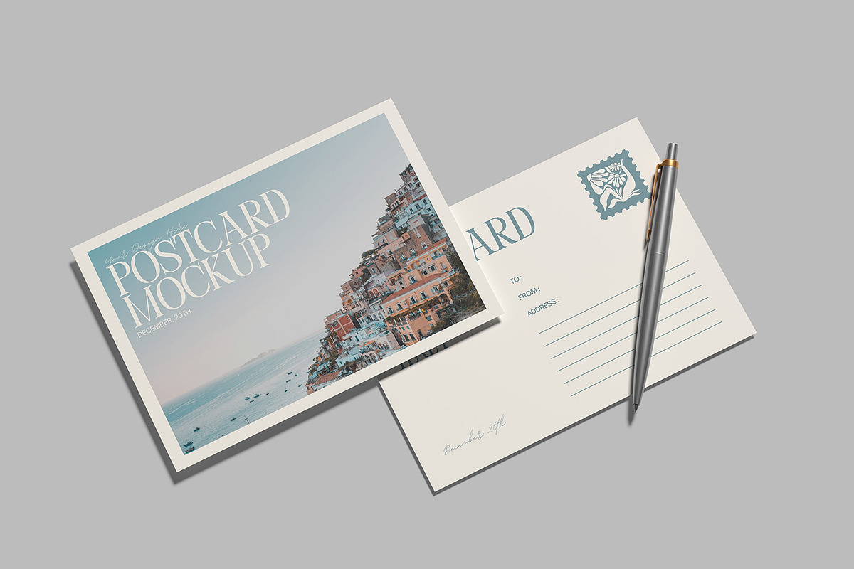 Postcard Mockup, a Product Mockup by ZifaraDesign (Photo 4 of 5)