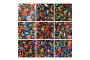Fantastic Animals Seamless Patterns, a Pattern Graphic by PrintyleStudio (Thumbnail 3 of 6)