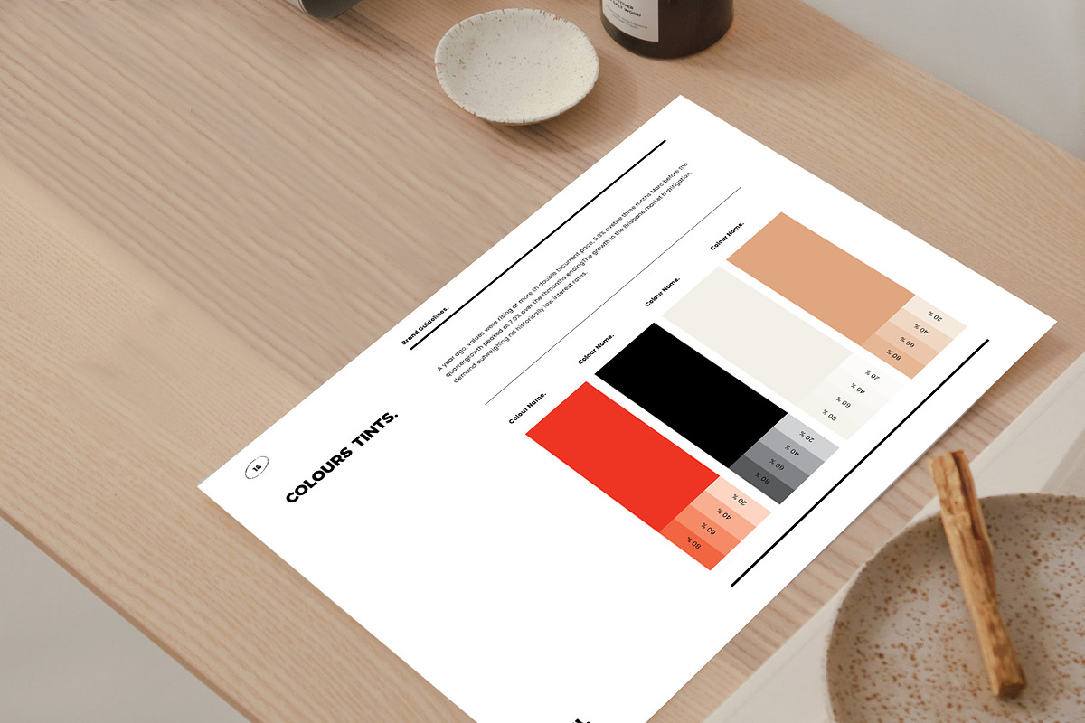 Brand Guideline, a Brochure Template by Occy Design (Photo 9 of 11)