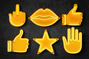 Yellow Neon Font, a Handwritten Font by Handmadefont (Thumbnail 10 of 19)