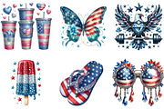 Rhinestone Sparkle American, an Illustration by DreamArtGraphic (Thumbnail 3 of 5)