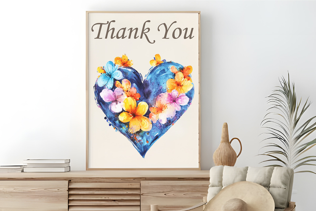 Hello Spring Floral Heart Clipart, an Illustration by RobertsArt (Photo 5 of 5)