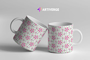 Pink flower & Christian Signs, a Pattern Graphic by Artiverge (Thumbnail 4 of 6)