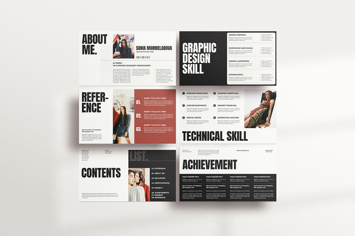 Resume Presentation Template Design, a Presentation Template by ArtisanaAura (Photo 7 of 8)