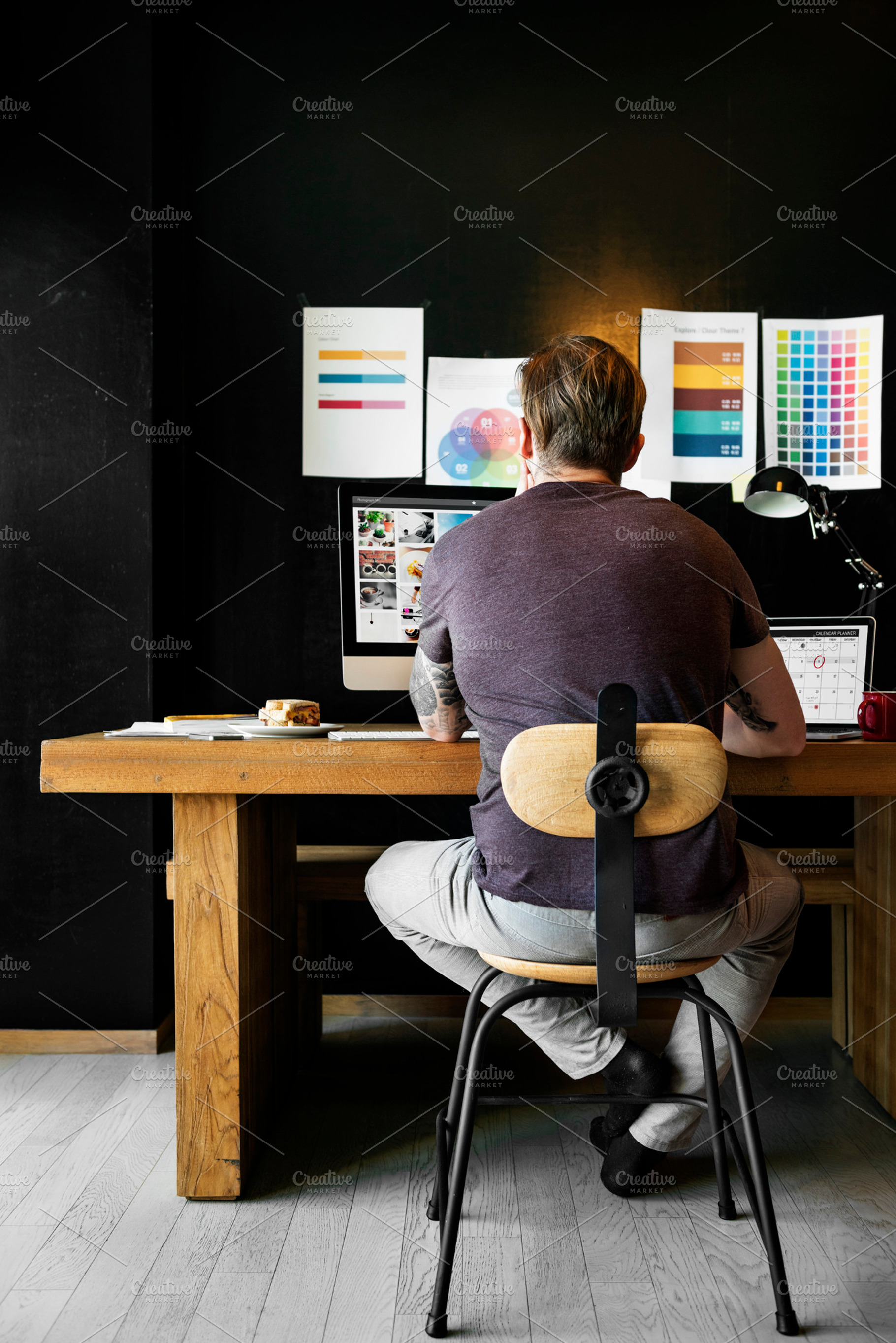 Photographer working in a studio, a Technology Photo by rawpixel