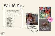 Podcast Instagram Template, a Templates & Theme by BYOTstudios (Thumbnail 10 of 11)