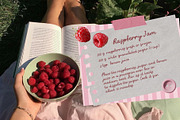 Raspberry beeze - handwritten font, a Handwritten Font by Cute Atelier (Thumbnail 4 of 7)