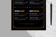 Restaurant Food Menu Layout, a Stationery Template by MightyDesign (Thumbnail 5 of 8)