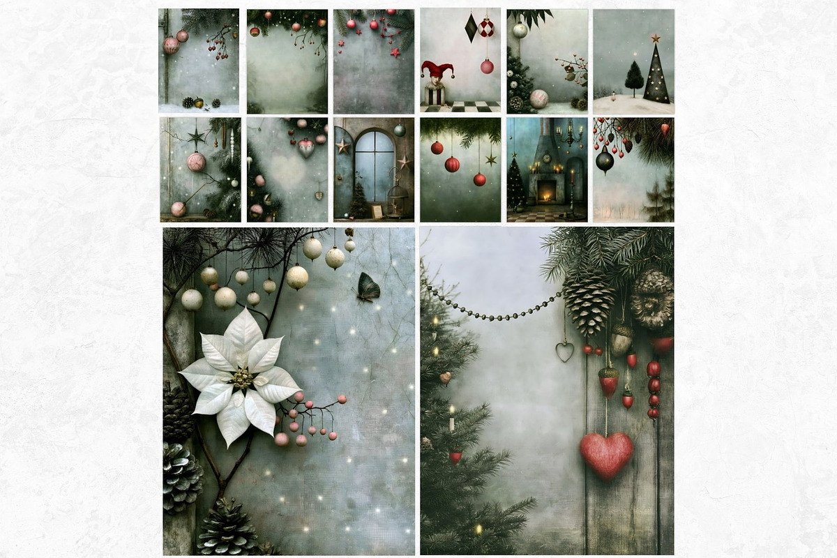 Surreal Moody Christmas Backdrops, a Background Graphic by ThatsDesignArt (Photo 9 of 15)