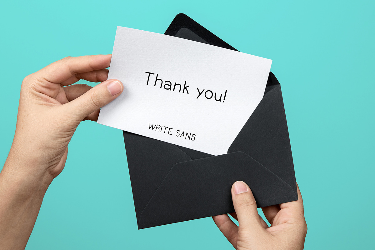 Write Sans Regular + Condensed, a Sans Serif Font by JaninaA (Photo 9 of 9)