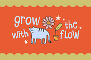 Natural Imperfect Whimsical Display, a Sans Serif Font by Typetemp Studio (Thumbnail 3 of 14)