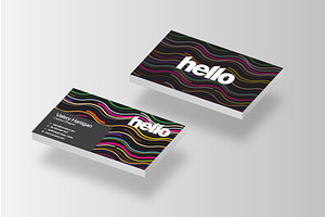 Business Card - Energy Waves