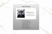 Funeral Slideshow B&W Canva FS001, a Presentation Template by TyphoonStudio (Thumbnail 2 of 8)
