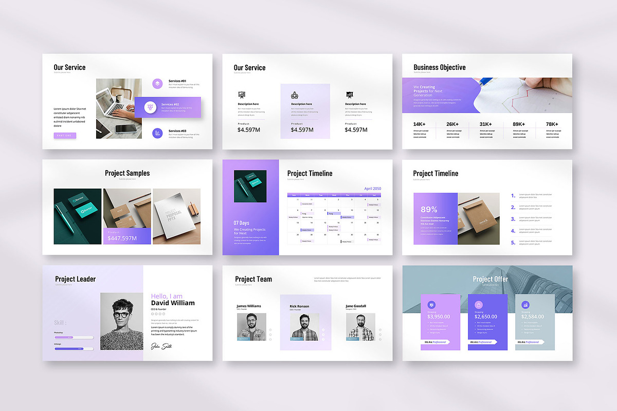 Business Proposal Presentation, a Presentation Template by KreateTribe (Photo 3 of 6)