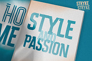 STRYKE - Modern Display Typeface, a Font by Gassstype (Thumbnail 7 of 8)