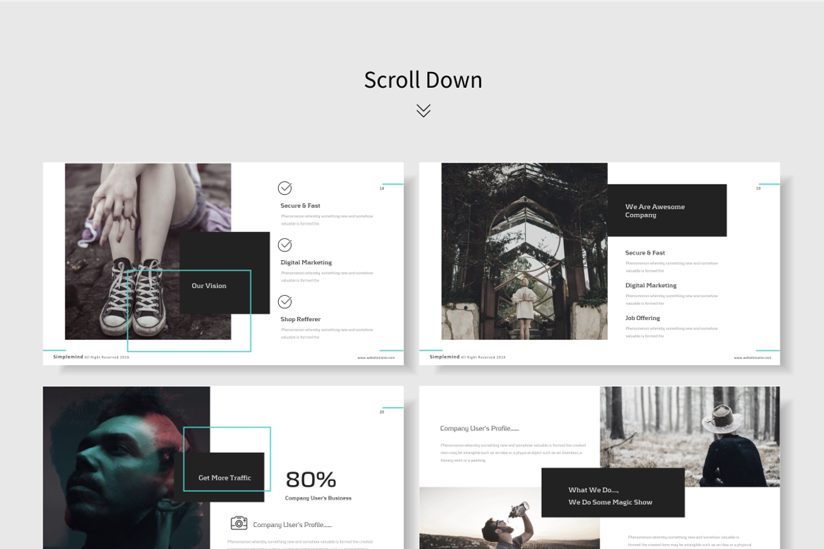 Simplemind - Powerpoint Template, a Presentation Template by Mikokit (Photo 5 of 8)