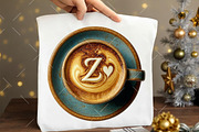 Valentine Coffee Alphabet Clipart, an Illustration by OK Design (Thumbnail 5 of 6)