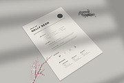 Modern Resume CV Template Design, a Print Template by Design_Slide (Thumbnail 4 of 5)