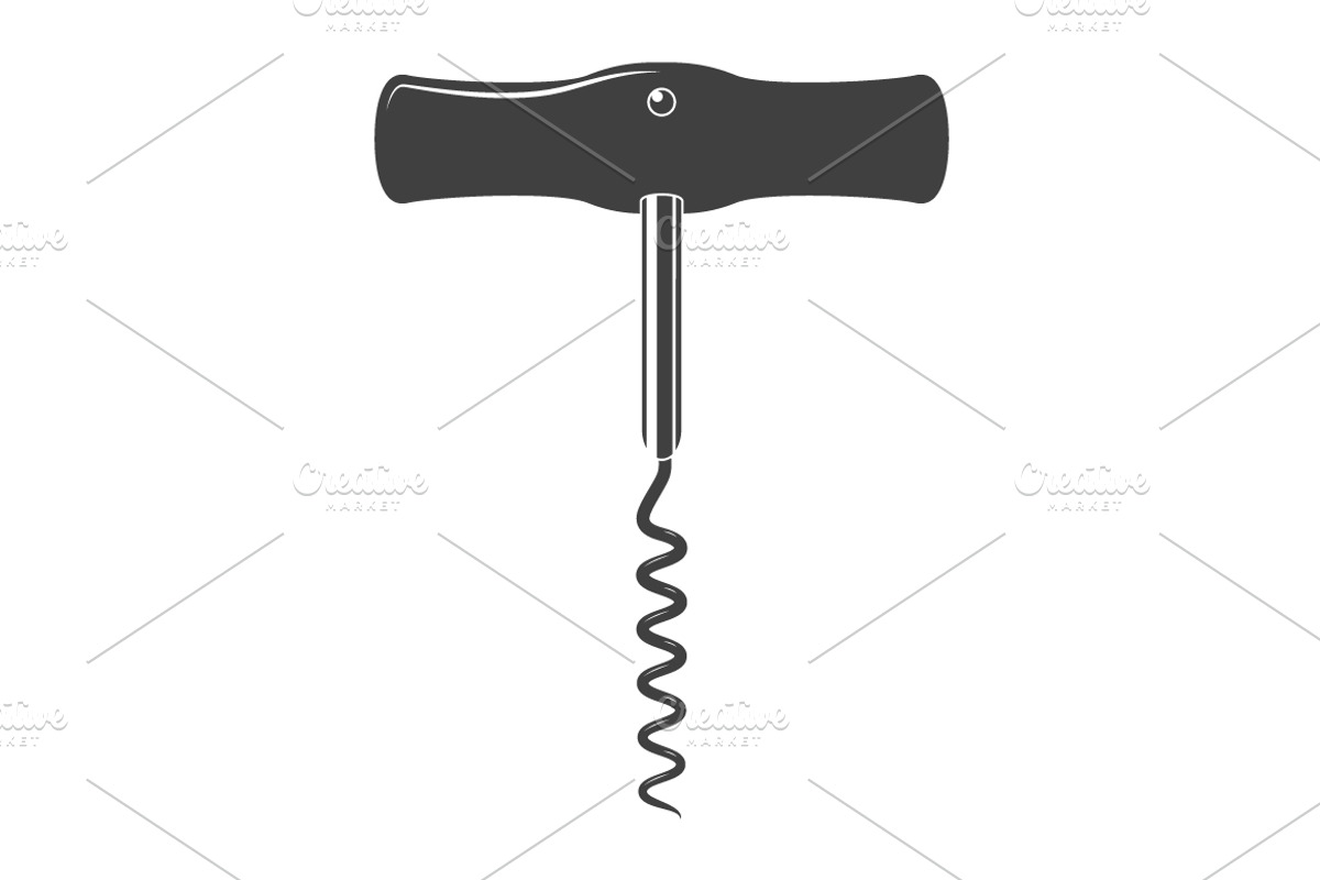 Wine Set. Monochrome Icons, Elements, a Food Illustration by Gomolach (Photo 4 of 13)
