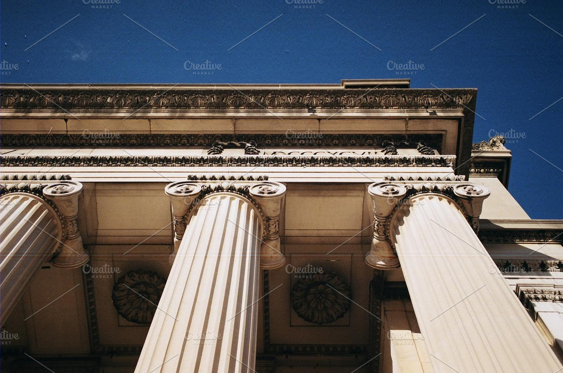 Columbia University Columns, an Architecture Photo by Topographically