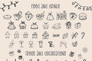 Whimsical Christmas Doodle Clipart, an Object Illustration by Amalia Calligraphy (Thumbnail 2 of 9)