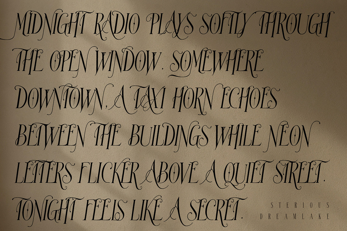 Sterious Dream - Timeless font Trio, a Handwritten Font by HypeWorksCo (Photo 36 of 42)