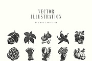 Linocut Kitchen | Poster Builder, an Object Graphic by KetteCreate (Thumbnail 15 of 16)
