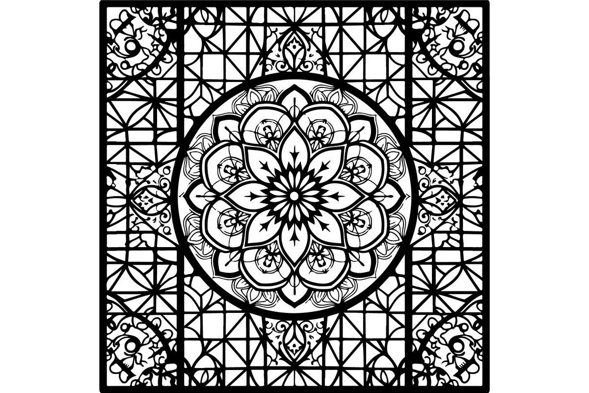 Elegant Mandala Clipart Bundle, a Decorative Illustration by Designer_Momina (Photo 7 of 21)