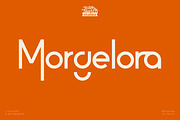 Morgelora- Modern Sans Serif Font, a Serif Font by Rishsketch (Thumbnail 1 of 15)