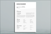 Professional CV, a Resume Template by introDuice - CV / Resumes (Thumbnail 1 of 7)