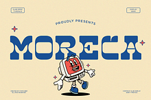 Moreca - Retro Slab Serif Font