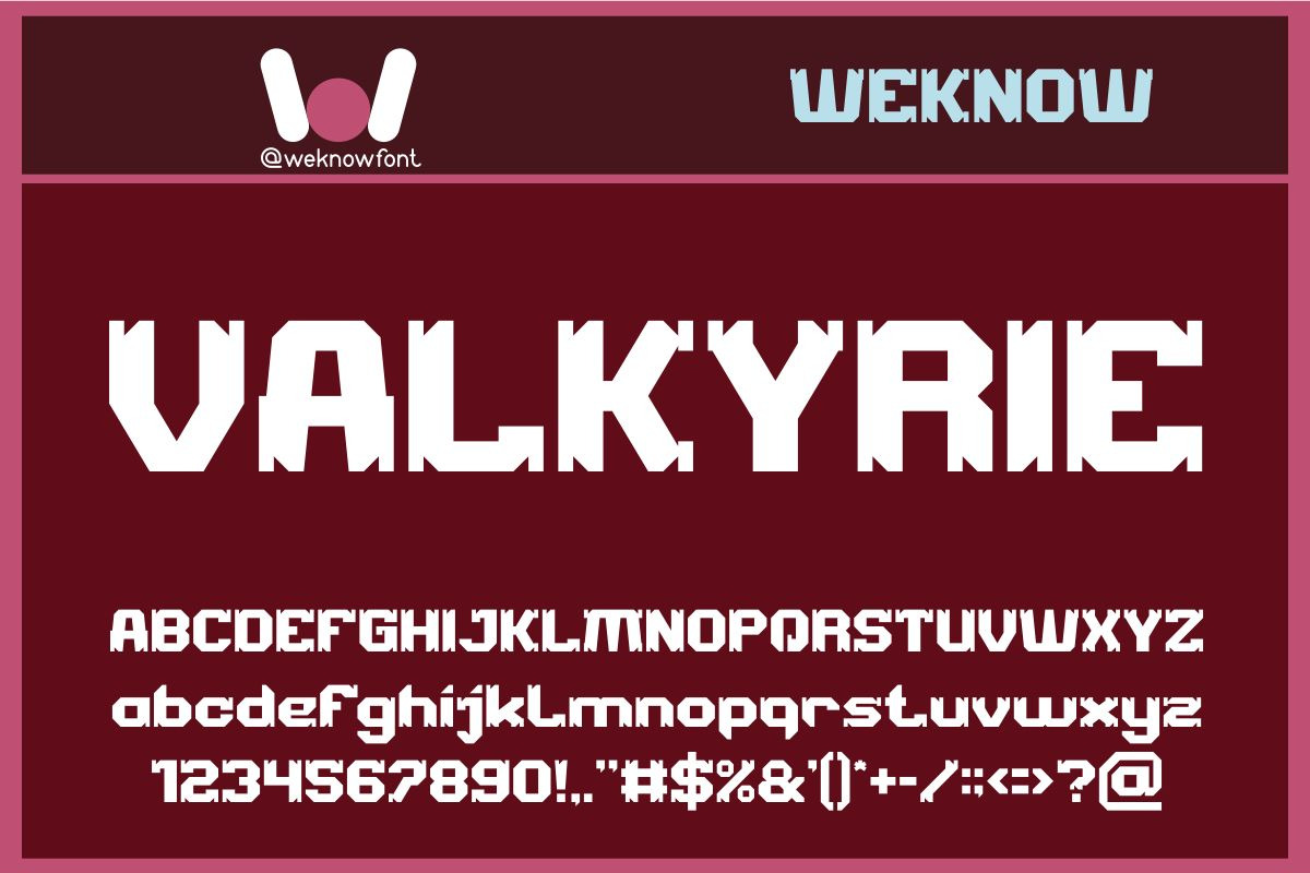 Minotaur font, a Font by weknow (Photo 4 of 8)