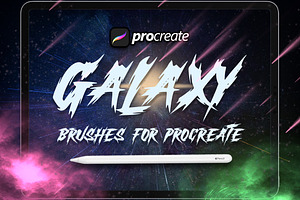 GALAXY BRUSHES PROCREATE STAMP