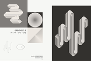Greydient 5 - Blend Objects, an Object Graphic by kloroform (Thumbnail 14 of 14)