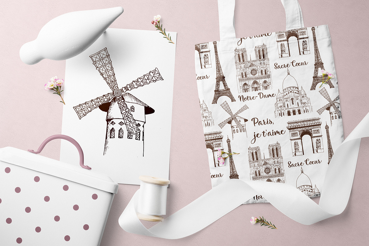 Set of Paris sketches, an Illustration by Everilda (Photo 2 of 5)