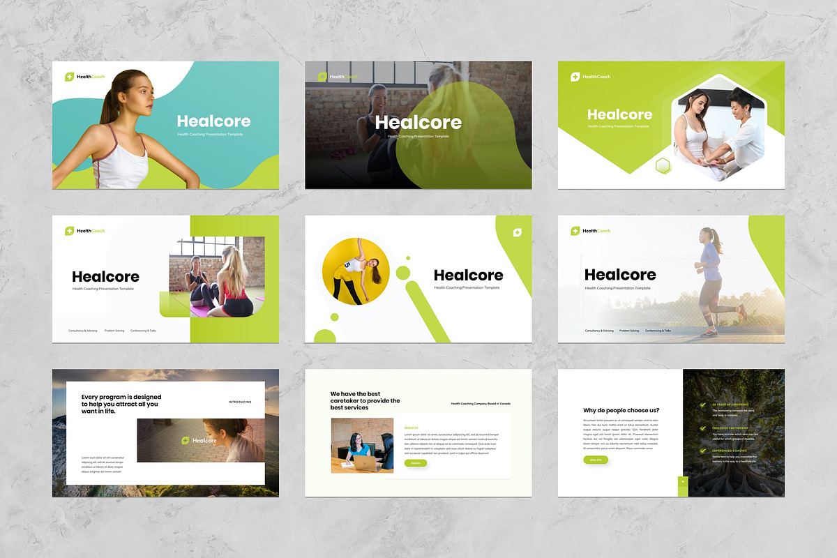 Healthcare Keynote Presentation, a Presentation Template by Flat Icons (Photo 2 of 5)