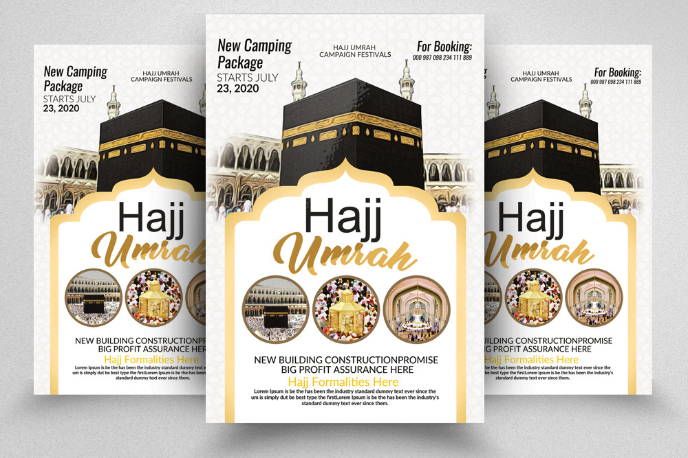 Hajj and Umrah Flyer Template, a Flyer Template by Business Flyers