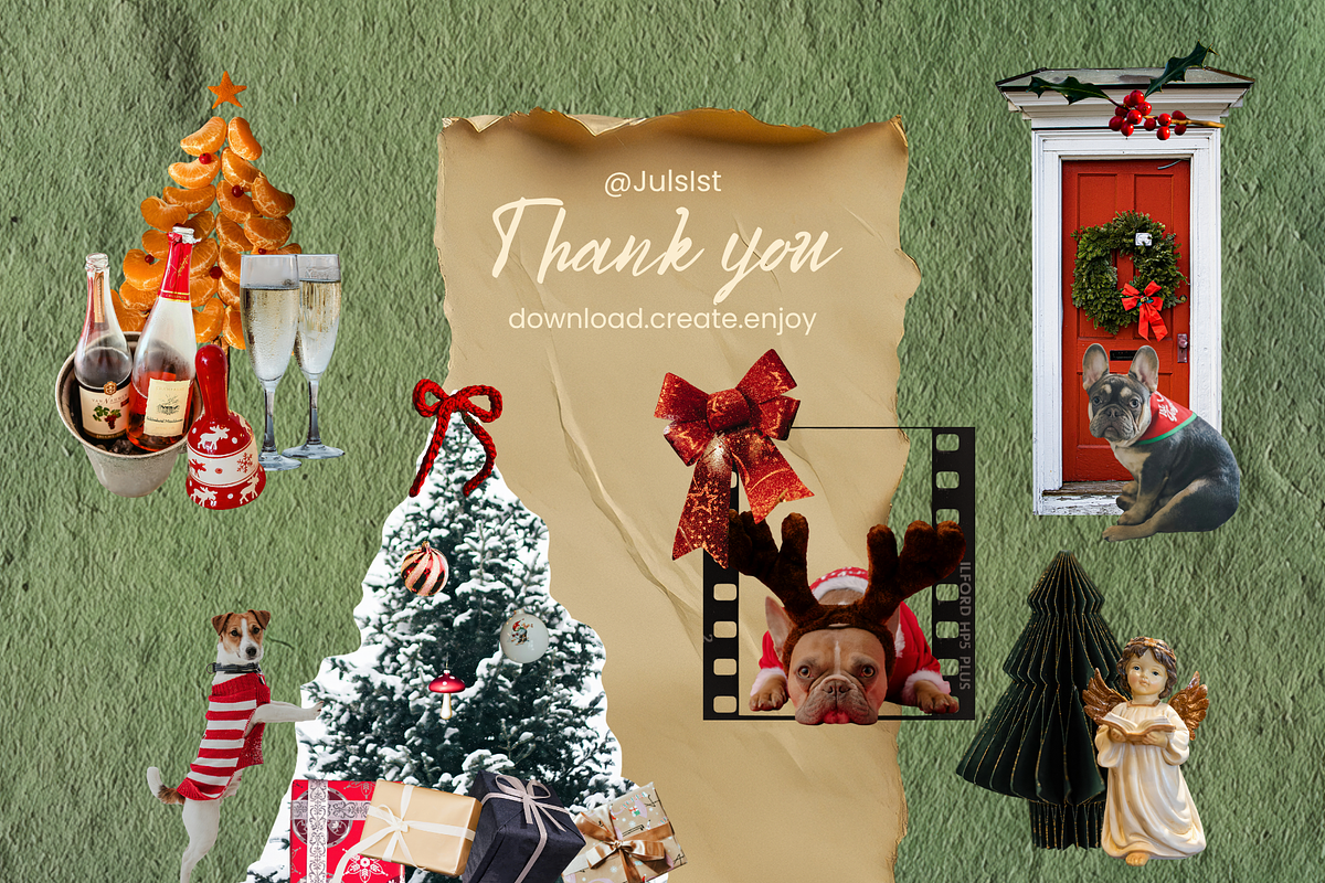 Festive Magic Christmas Collage, an Object Graphic by JulsIst (Photo 12 of 12)