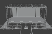 Outdoor Event Stage 3D Model, an Object 3D Model by Dudukbersama (Thumbnail 2 of 2)
