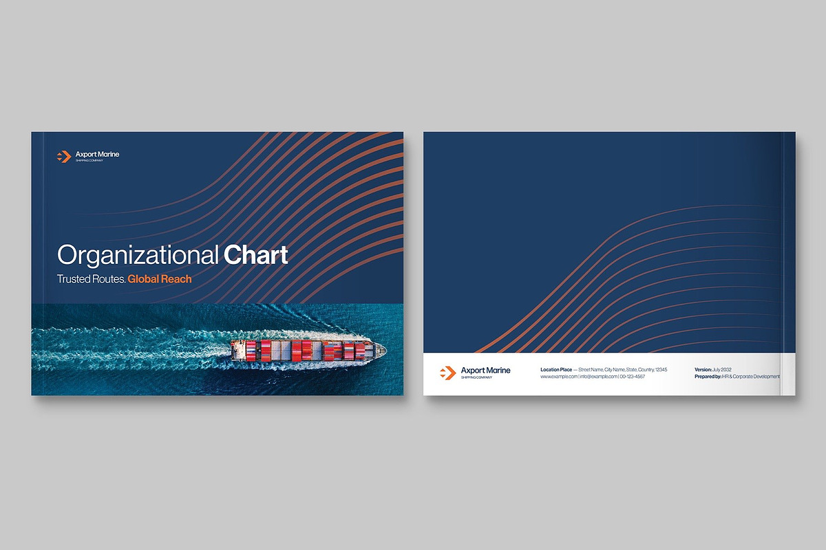 Organizational Chart Template, a Brochure Template by BrandPacks (Photo 2 of 5)