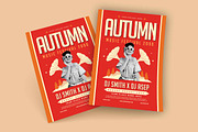 Red Autumn Music Fest Flyer, a Flyer Template by megarez (Thumbnail 1 of 3)