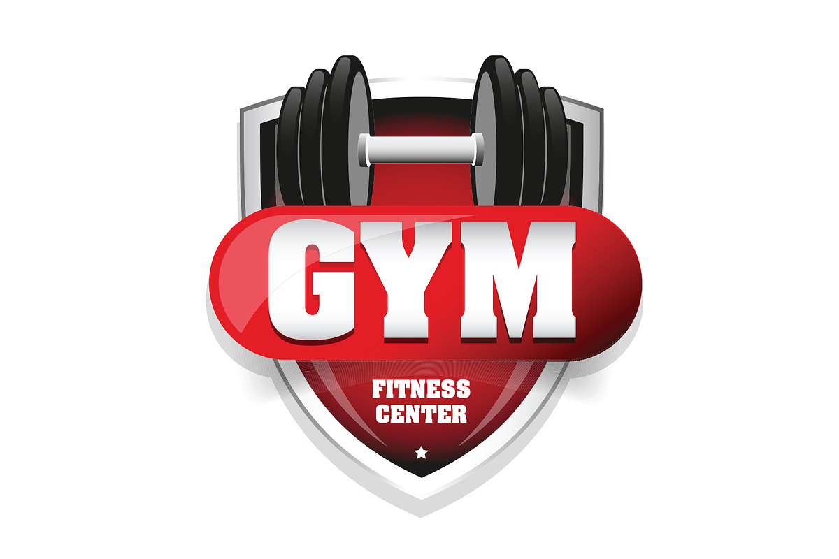Fitness gym logo template, an Icon by Lin´s