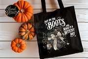 Witchy boots with bow, a Seasonal Illustration by Willow Paige Farms (Thumbnail 8 of 10)