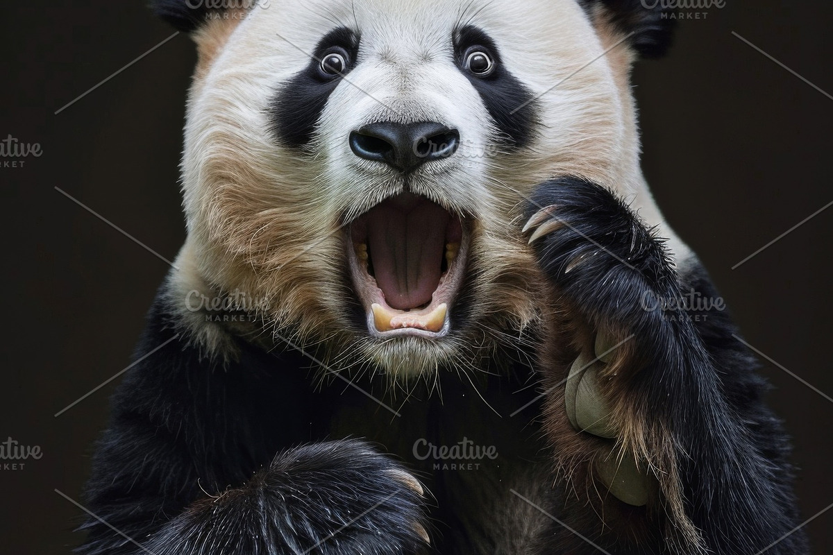 236 surprised animals, an Animal Photo by Handmadefont (Photo 123 of 241)